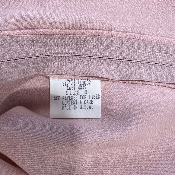 SHARADE 90’s Vintage Crocheted Fringe Top with Maxi Dress Size 8 - Picture 8 of 10